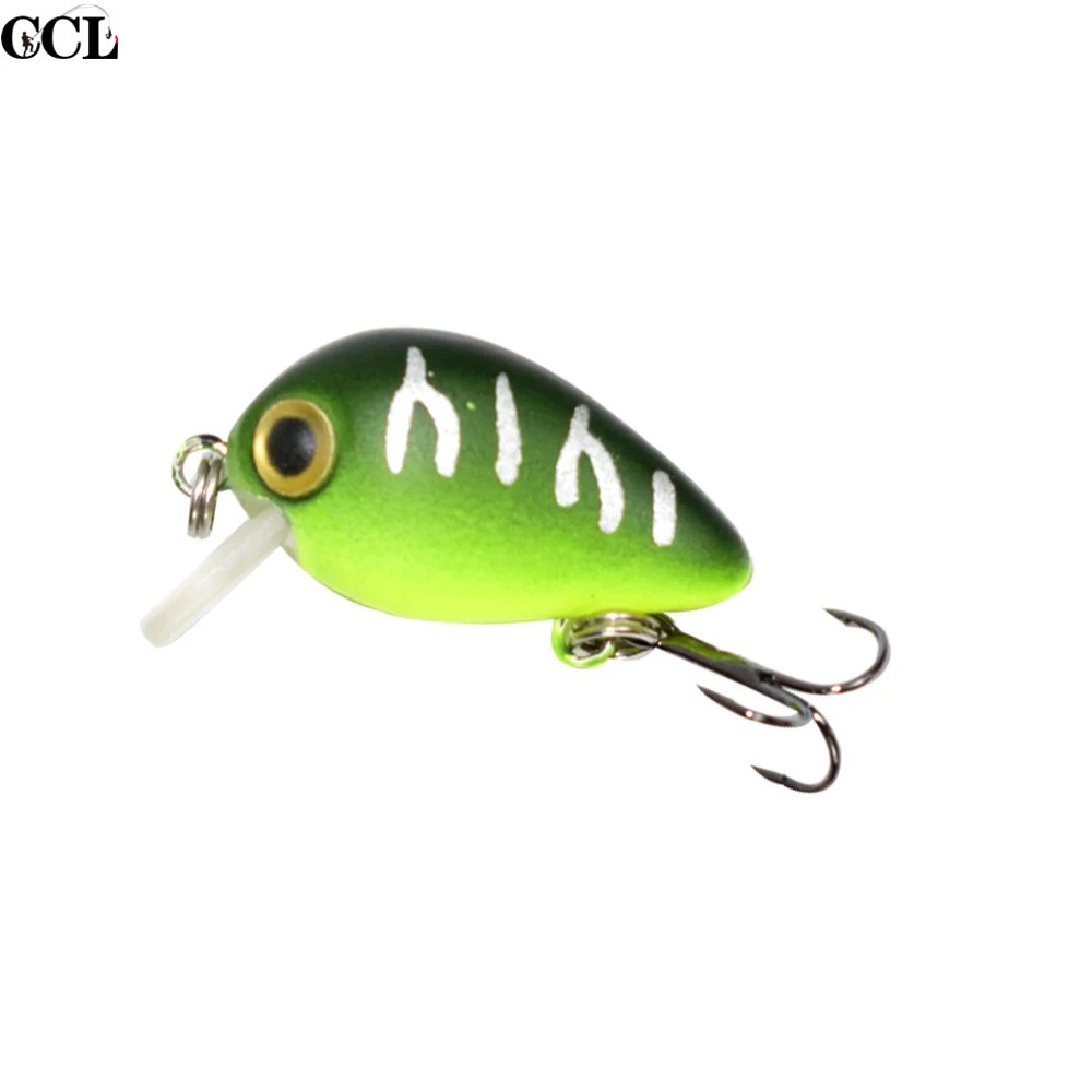 CCLTBA 2.8CM 1.5G Mini Crankbait Fishing Lures Floating Wobbler Hard  Artificial Crank Bait Fishing