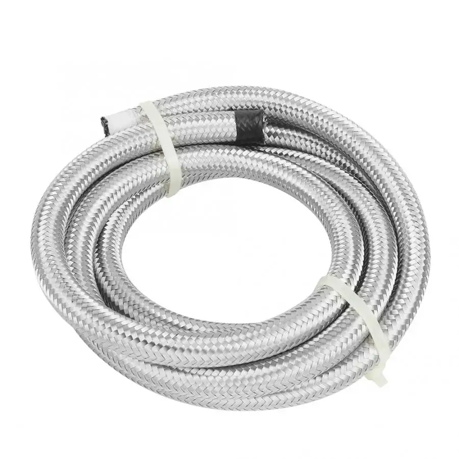 AN6 2 метра из нержавеющей стали Speedflow PTFE плетеный масляный топливный шланг автомобильные аксессуары Масляный шланг новое поступление