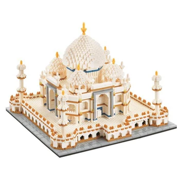 

3950PCS MINI Building Blocks City Architecture Land marks Taj Mahal Palace Bricks 3D Model Toys For kids Christmas Gift