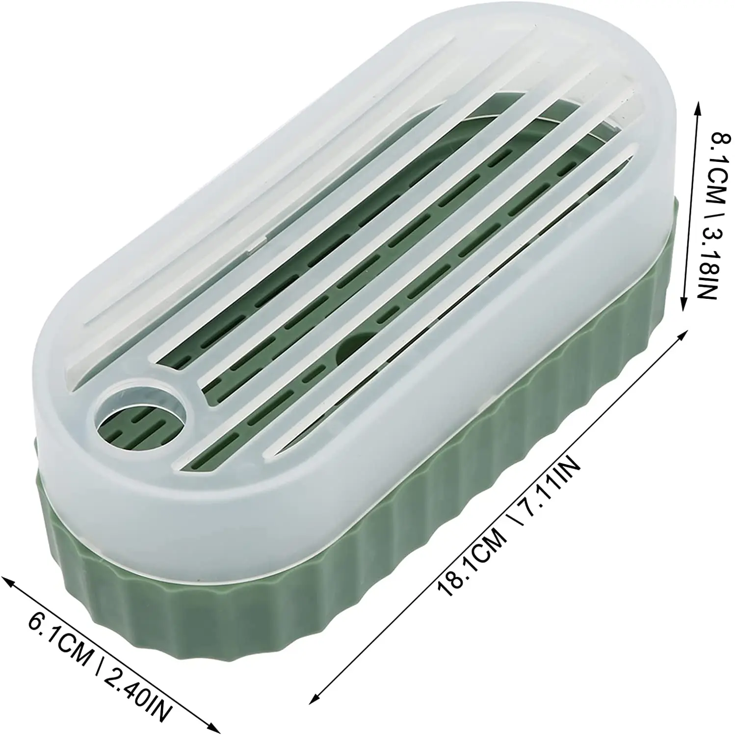 Germination Tray With Cover Cat Grass Germination Tray Nursery Tray Hydroponic Wheat Grass Seedling Planting Green Plant Potted