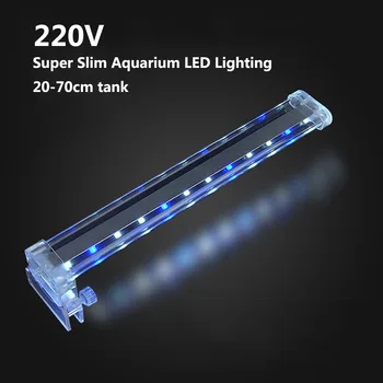 

LED Aquarium Lamps Ultra-thin Fish Tank Plants Growing LED Lighting Landscaping Desktop Clip-on Aquarium LED Lighting WRGB Lamps