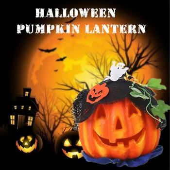 

New Halloween Pumpkin Lamps Lantern Night Light For Home Party Decorations LED Creative Dress Up Pumpkins Lamp Toy brinquedos