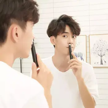 

New Xiaomi ShowSee Electric Nose Hair Trimmer Mini Portable Nose Hair Clipper Personal Care Tools Waterproof Easy Clean