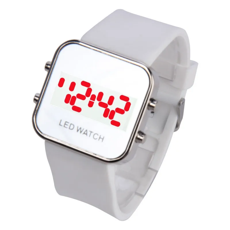 

Currently Available Supply Alloy Hot Selling LED Electronic Watch Korean-style Couples Makeup Table Jelly Students Electronic Wa