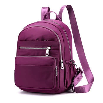 

Fashion Large Capacity Waterproof Nylon Women Backpack Female Travel Backpack Schoolbags For Teenage Girls Bookbags