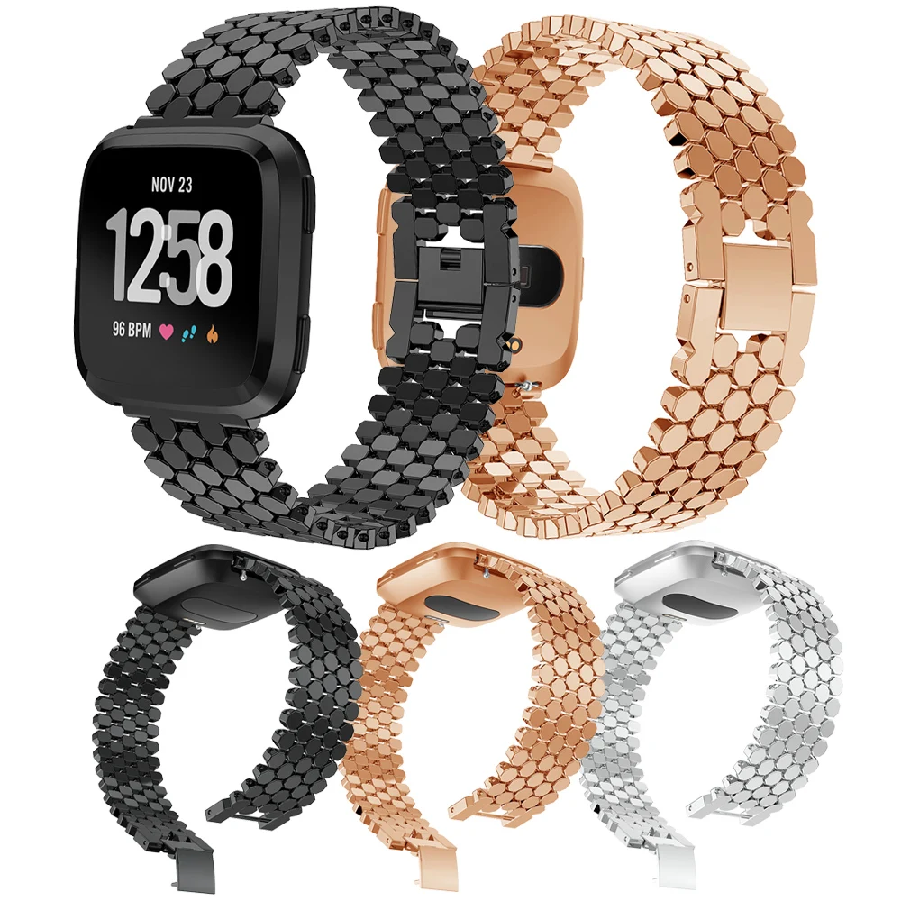 

For Fitbit Versa new fashion watch strap replacement wristband for Fitbit Versa bracelet watchband aluminum bracelet accessories