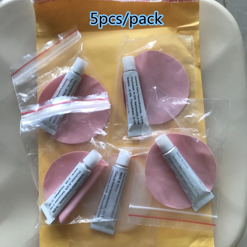 5pcs/set PVC Repair Glue For Repair Inflatable Sex Doll Swim Ring Inflatable Bed Sofa Beach Ball And Other Inflatable Products