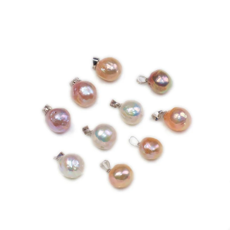 Женский кулон из серебра 925 пробы с натуральным жемчугом 11 13 мм|pendants for women|f pendantpearl