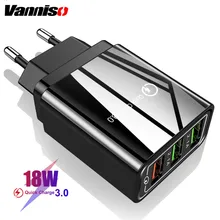 18W QC 3,0 5V 3.1A Быстрая зарядка для Iphone XS MAX 7 8 EU US Plug адаптер для мобильного телефона Samsug A70 A30 huawei P30 Xiaomi mi9