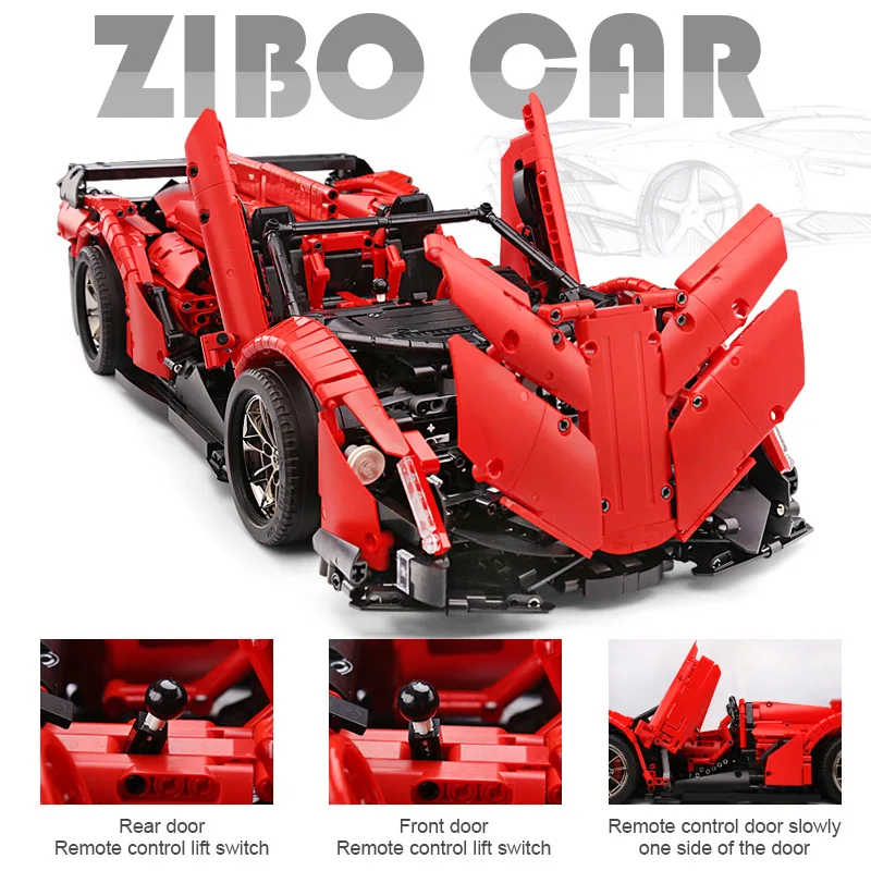 Yeshin 20091 App радиоуправляемый автомобиль модель модели Veneno Roadster с мотором набор