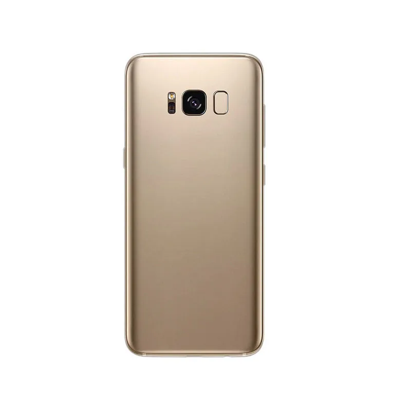 Высокое качество для SAMSUNG S8 крышка батареи для SAMSUNG Galaxy S8 Plus задняя дверь G950 G955 задний корпус чехол с объективом камеры