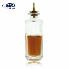 Римская колонка, бутылка-горькая для коктейля, 140 мл, стеклянная бутылка Dahs, разливщик ликера, барная посуда, бармен, набор, барные аксессуары