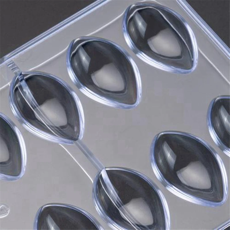 Chocolate Mold Lotus Shape Drop Water Bakeware PC Transparent Candy Making Pastry Tool Mold5