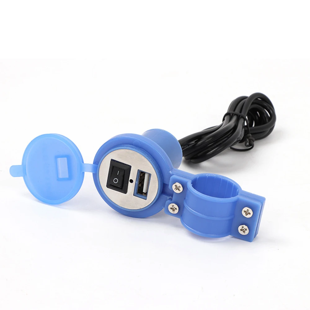 Автомобильное Usb зарядное устройство водонепроницаемый чехол для мотоцикла Авто Грузовик Atv Лодка 12v-24vl Usb разъем крепление зарядное устройство адаптер питания