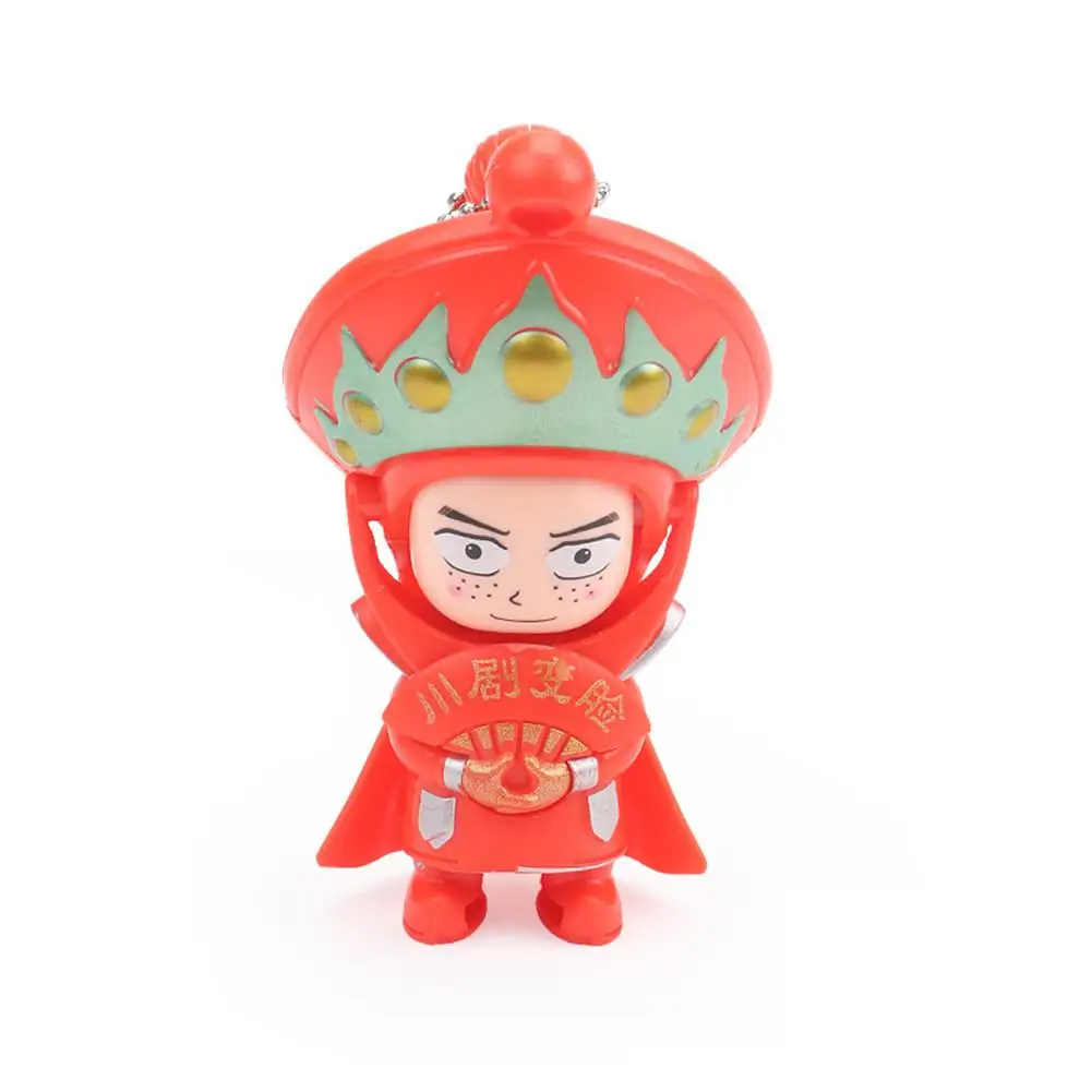 Китайские традиционные игрушки в китайском стиле, кукла с лицом, мультфильм Сычуань, опера, сменная кукла, инновационная игрушка для путешествий - Цвет: Red