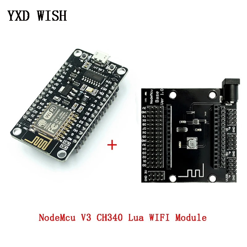 Беспроводной модуль NodeMcu v3 CH340 Lua WIFI Интернет вещей Плата развития ESP8266 с PCB