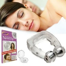 1 шт. силиконовый магнитный зажим для носа с защитой от храпа, зажим для носа, триммер для волос в носу, поднос для сна, устройство для лечения апноэ, ночное устройство