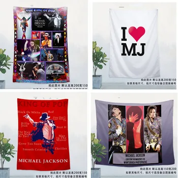 

Michael Jackson Rock Music Poster Wall Sticker Hanging Painting Art Waterproof Cloth Polyester Fabric Flag Banner Bar Cafe Decor