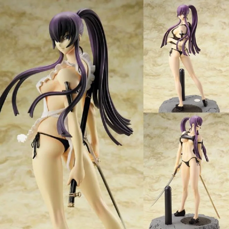 Японская аниме старшая школа мертвых Busujima Saeko экшн-фигурка chara-ani 1/8 ПВХ 17 см
