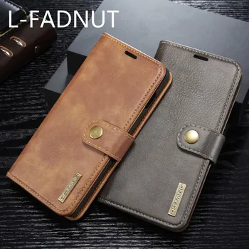 

Magnetic Leather Wallet Case For Samsung Note8 Note9 S10e Flip Purse For S7 edge S10 S9 S8 Plus Kickstand 360 Protective Cover