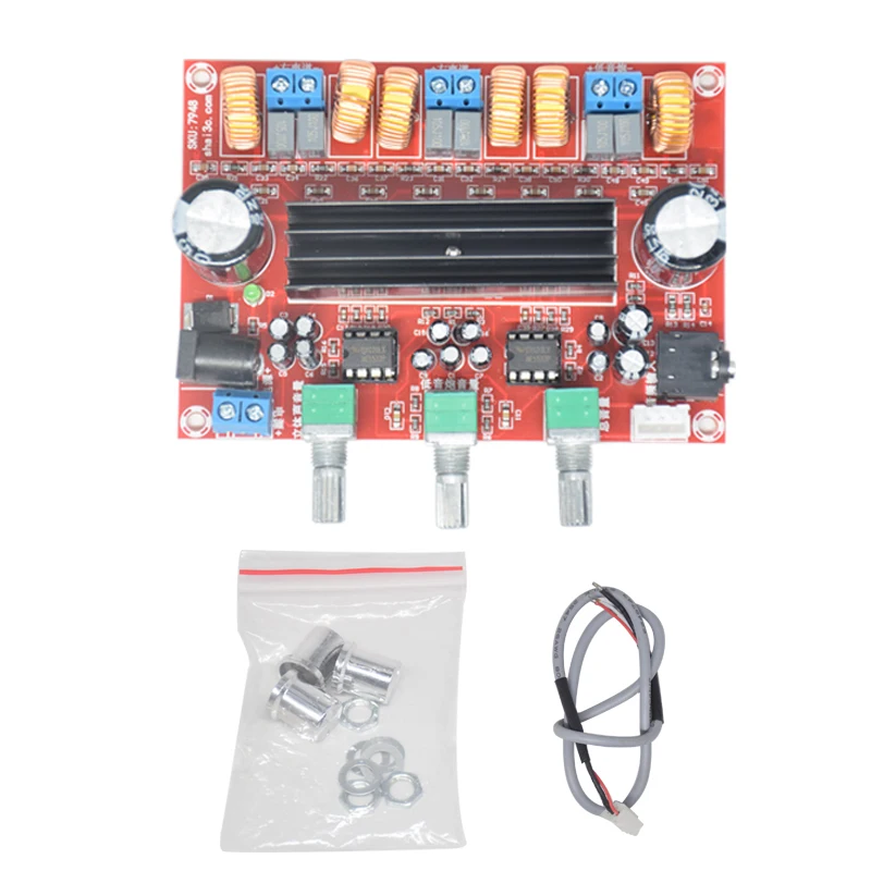 DC12V-24V 2*50W + 100W XH-M139 2 1 канальный цифровой усилитель сабвуфера плата чип TPA3116D2 |