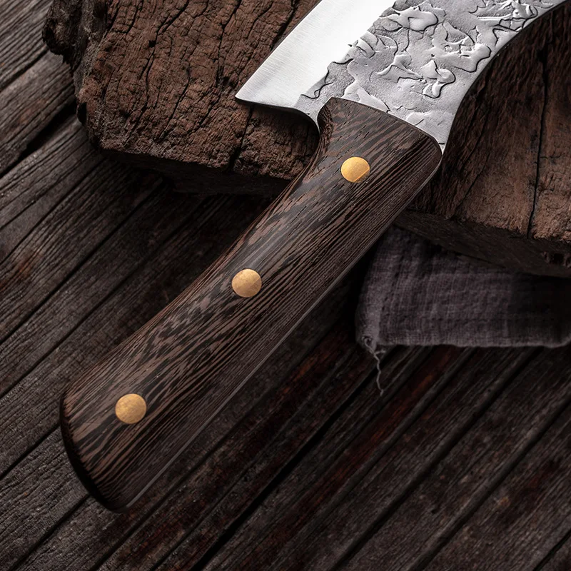 XYJ Juego de cuchillos de cocina profesional, cuchillos de chef culinario  para rebanar pan, Santoku, cuchillos de acero inoxidable, mango ergonómico