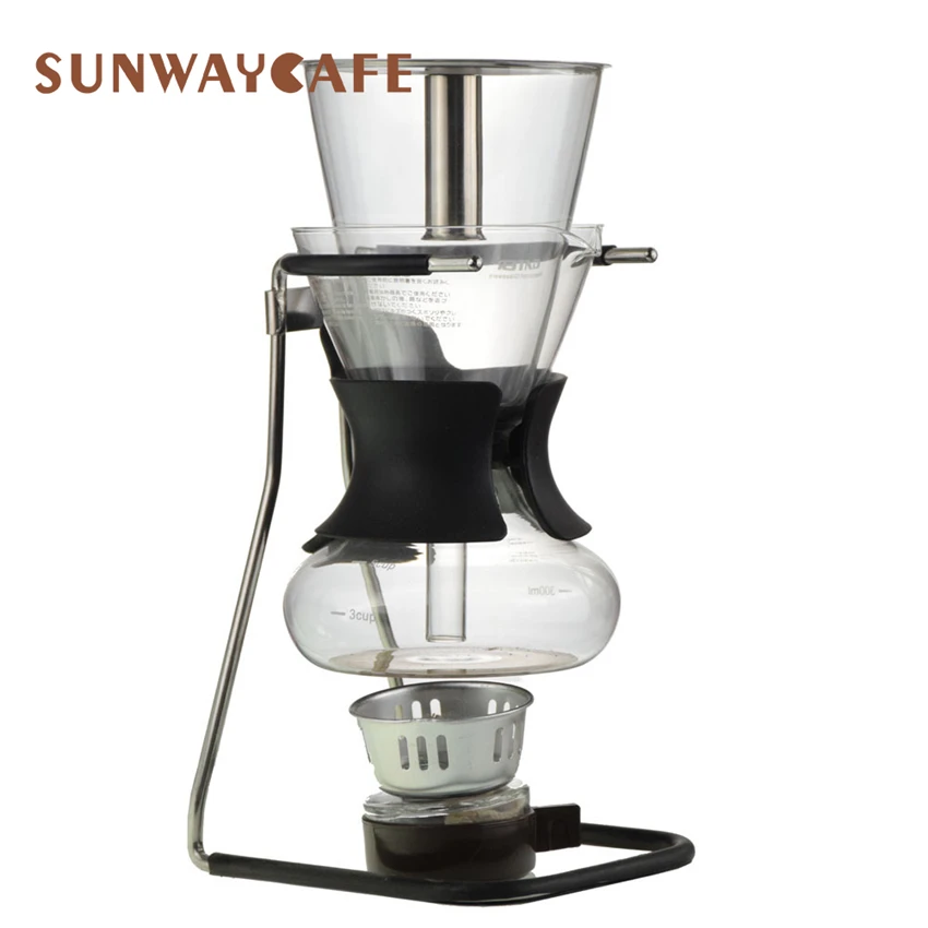 

Japanese Style Syphon Pots Coffee Kettle pot Set Filter Syphon Coffee Maker Tea Siphon Heat-Resistant Household Pot For Barista
