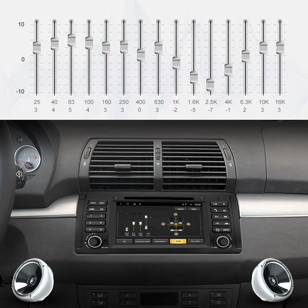 Sale Isudar 1 Din Android 9 Auto Radio For BMW E39 5 Series M5 Car Multimedia GPS DVD Octa Core RAM 2GB ROM 32GB Camera USB DVR DSP 5