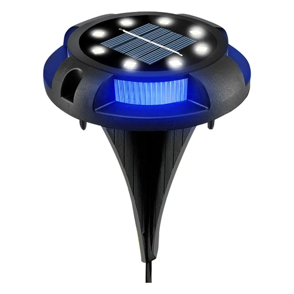 

Disk Solar Lights Ground Lamp Solar Power 10LED Outdoor Path Way Street Landscape Light Gutter Night Buried Light Eco-Friendly