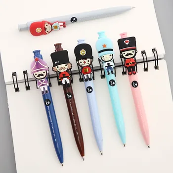

1pcs Kawaii Defend Soldiers Paint Brush Water Color Gel Ink Pen Soft Watercolor For Beginner Painting Drawing Art Supplies