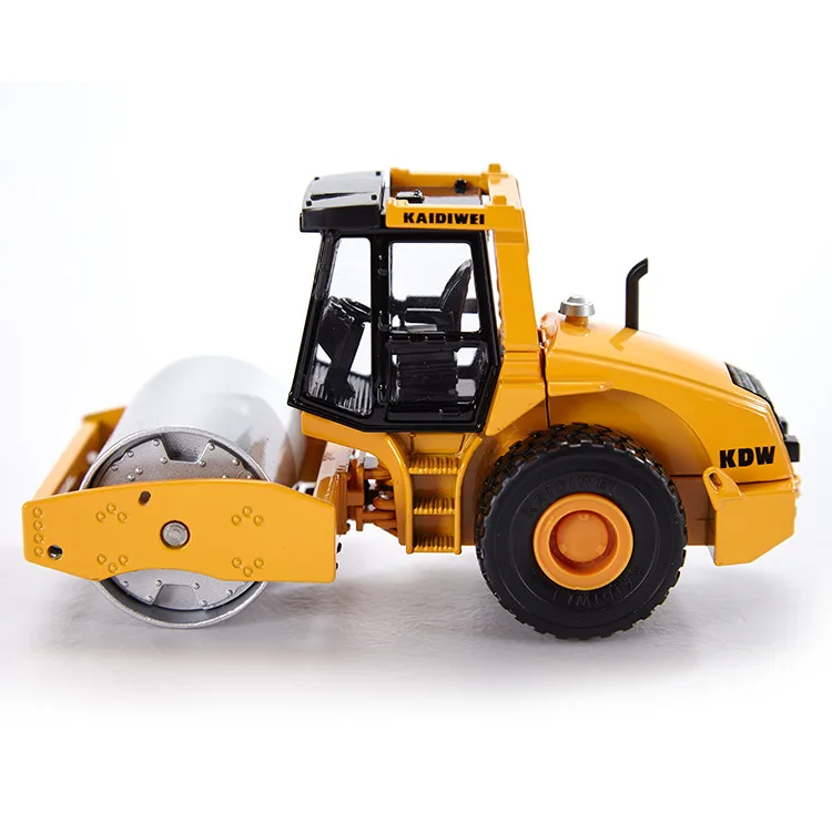 

CHILDREN'S Toy Alloy Engineering Vehicle Static Collection Model 1: 50 Roller Road Roller Metal Car Shell Sliding