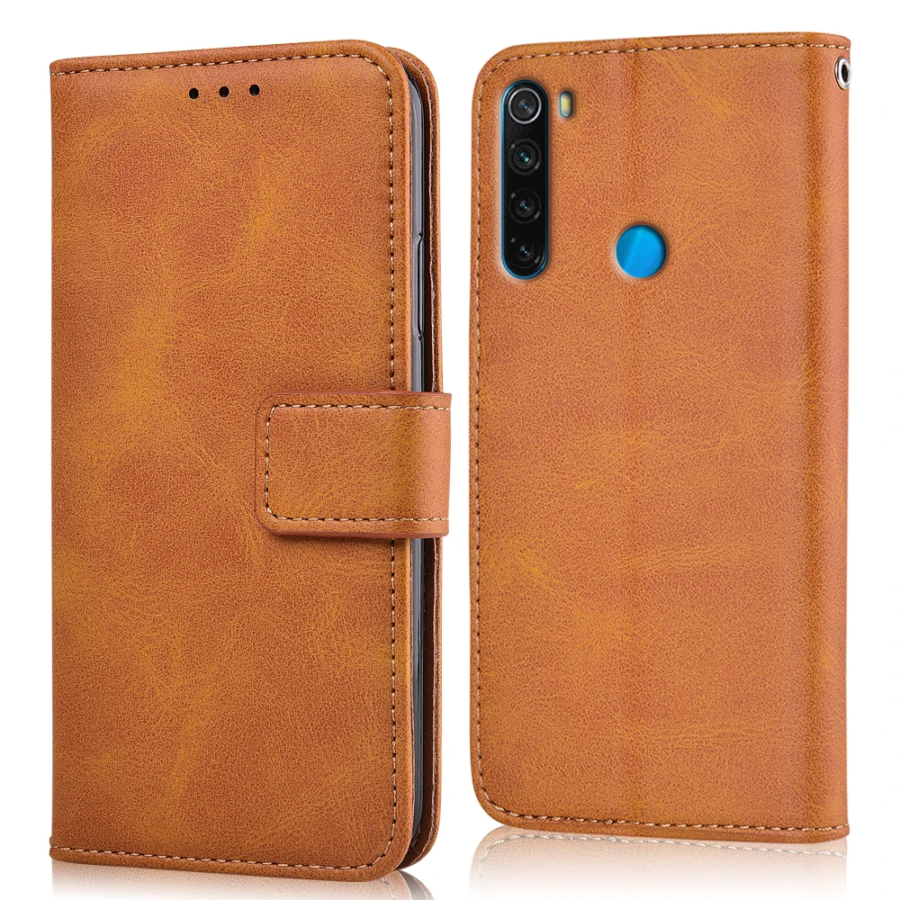 Кожаный чехол-бумажник с откидной крышкой для Xiaomi Redmi Note 8 Pro, чехол для Redmi Note 8, силиконовая задняя крышка для Redmi Note8 Pro, чехол Capa
