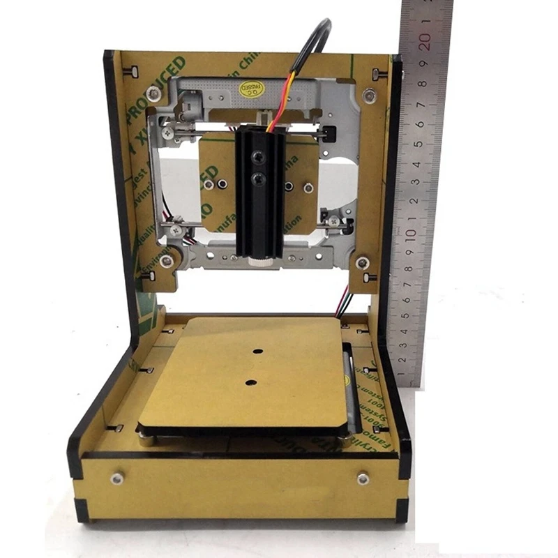 

38*38mm Mini 1000mW DC 12V CNC Router Blue CNC Laser Engraving Machine Laser Engraver Adjustable Laser Power for Windows XP 7/10
