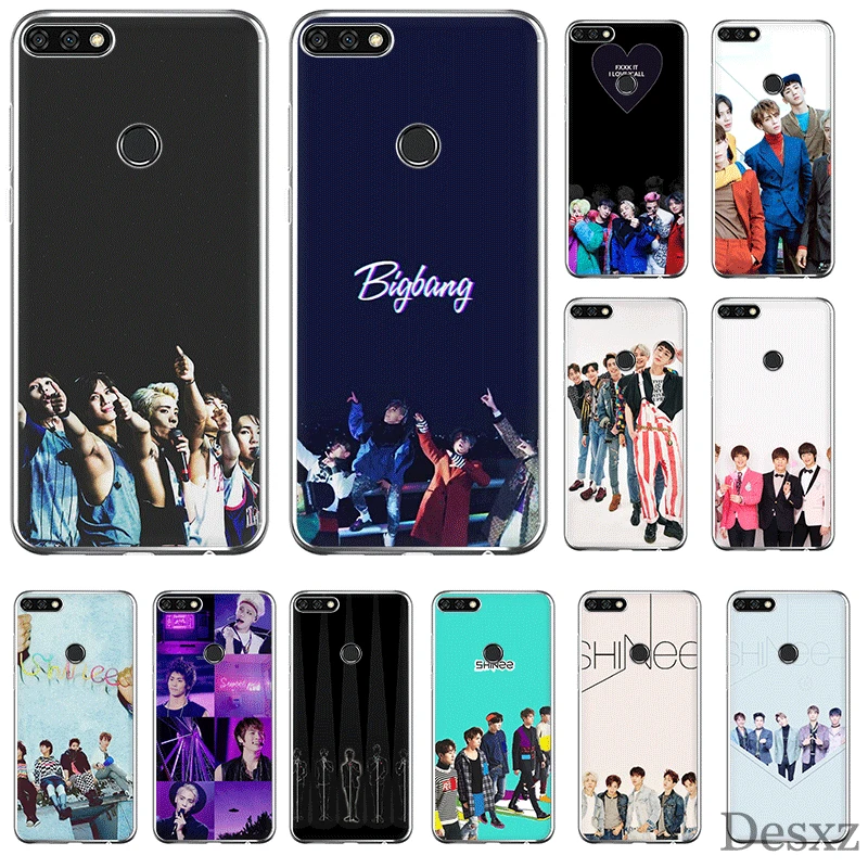 

Mobile Phone Case TPU For Huawei Honor 7A 7C 7X 6A 8 8X 8C 9 9X View 20 Note 10 Lite Cover SHINee KPOP Boy