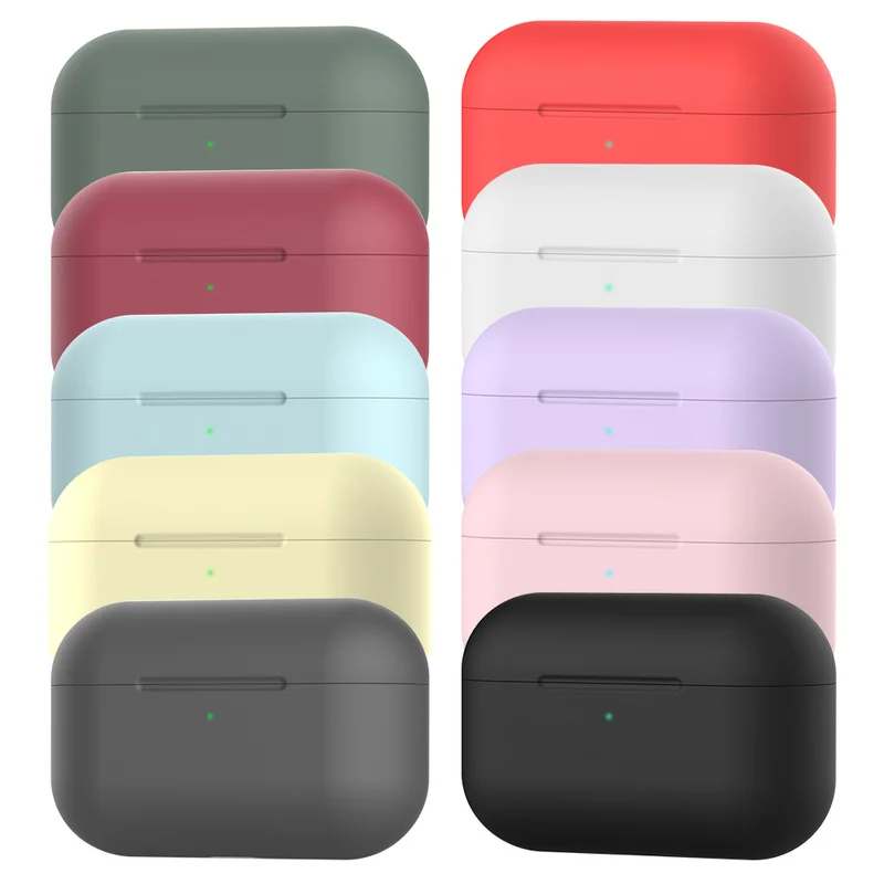 Силиконовый чехол для Apple AirPods Pro Funda Protectora Auriculares Air Pods Pro 3 Funda A Prueba De Golpes