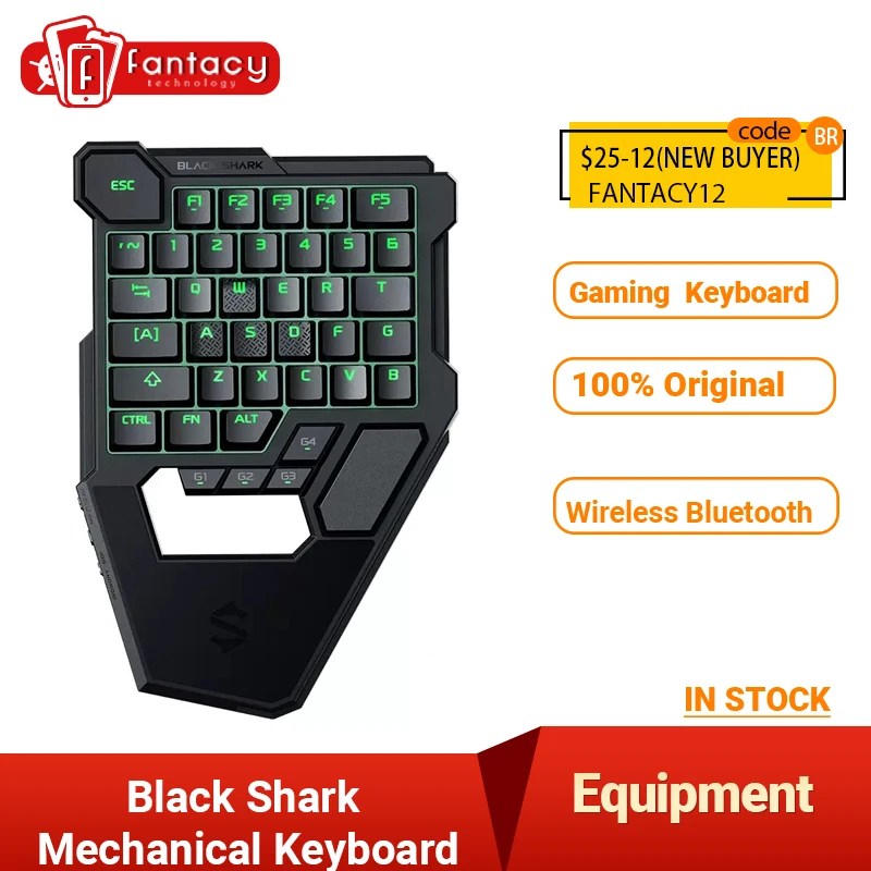 Механическая игровая клавиатура Black Shark беспроводная Проводная Bluetooth
