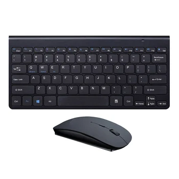 

Ultra Slim Wireless Keyboard and Mouse Combo with USB Nano Receiver