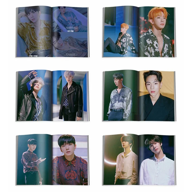 Kpop Monsta X FOLLOW-FIND YOU Mini Photo Book фотография альбом плакат картина