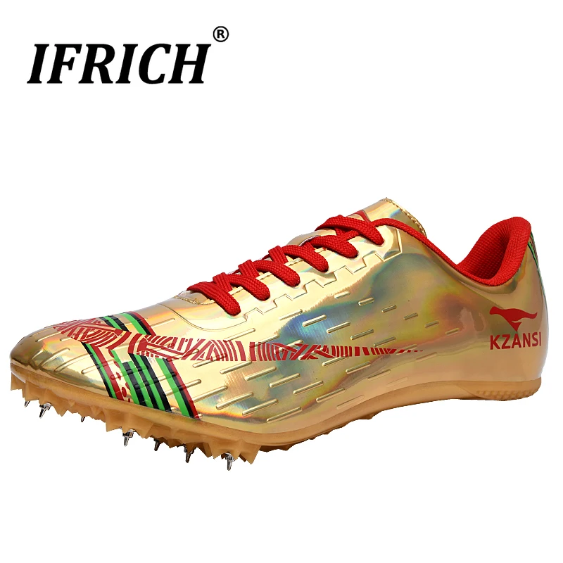 

Track Shoes Spikes Men Women Track and Field Shoes Athletics Sprinter Running Sneakers with Spikes Fields Shoes Distance Jumping