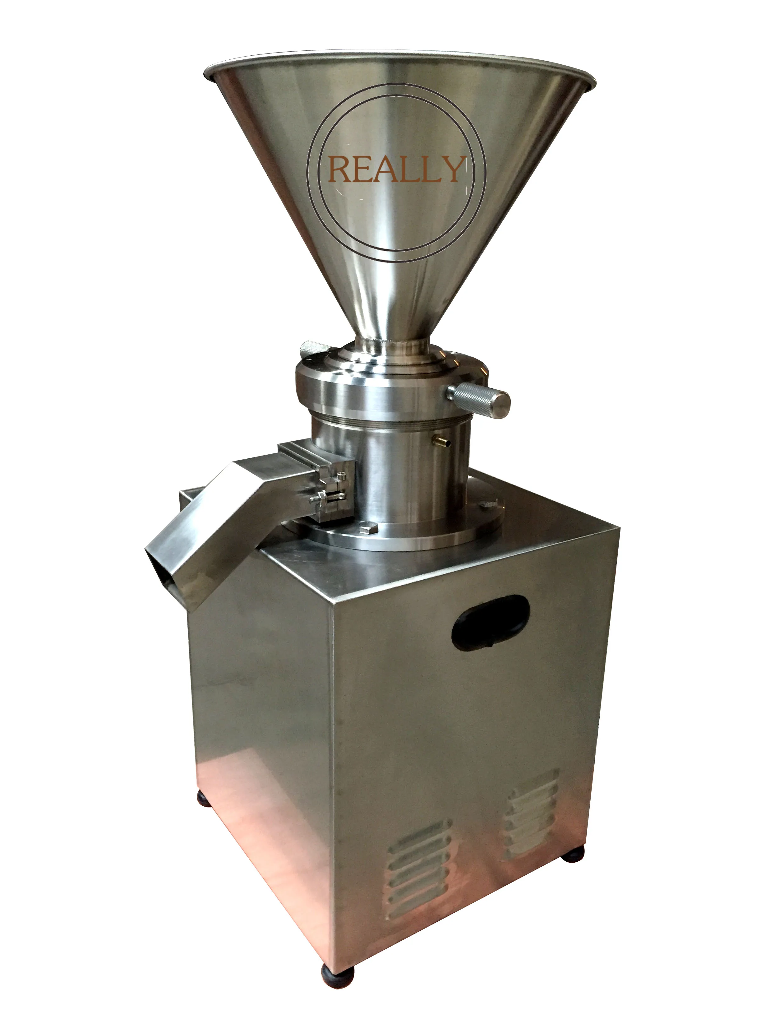 

hot sale CE automatic peanut butter colloid mill production line sesame paste seed grinder maker machine