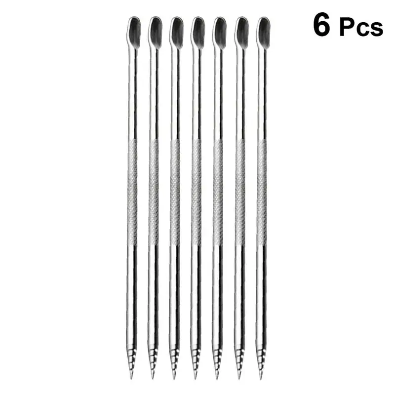 6 шт. 14 см 304 нержавеющая сталь кофе латте капучино цветок Pin Stipa DIY Необычные