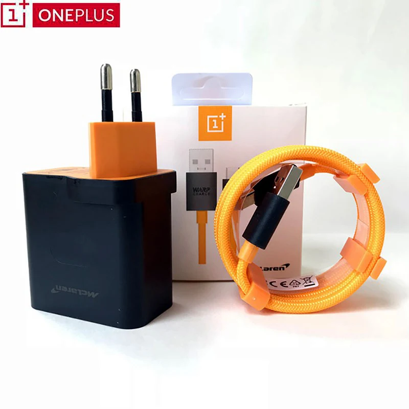 One plus 8 Pro charger Mclaren Warp charge 5V/6A 30W USB Fast power Adapter cable For oneplus 7 7T 6T6 5 5t 3T 3 | Мобильные