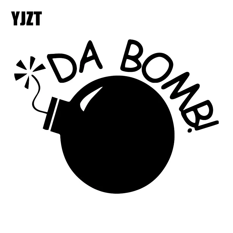 

YJZT 15.9X12CM Da Bomb Vinyl Window Decal Personality Car Sticker Accessories C25-0834