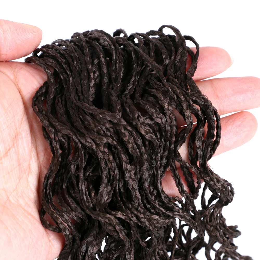 4 Sallyhair, Zizi, косички, вязанные крючком, коробка, косички, цветные синтетические волосы для наращивания, коричневый, блонд, вязанные волосы, 48 прядей/упаковка - Цвет: 4