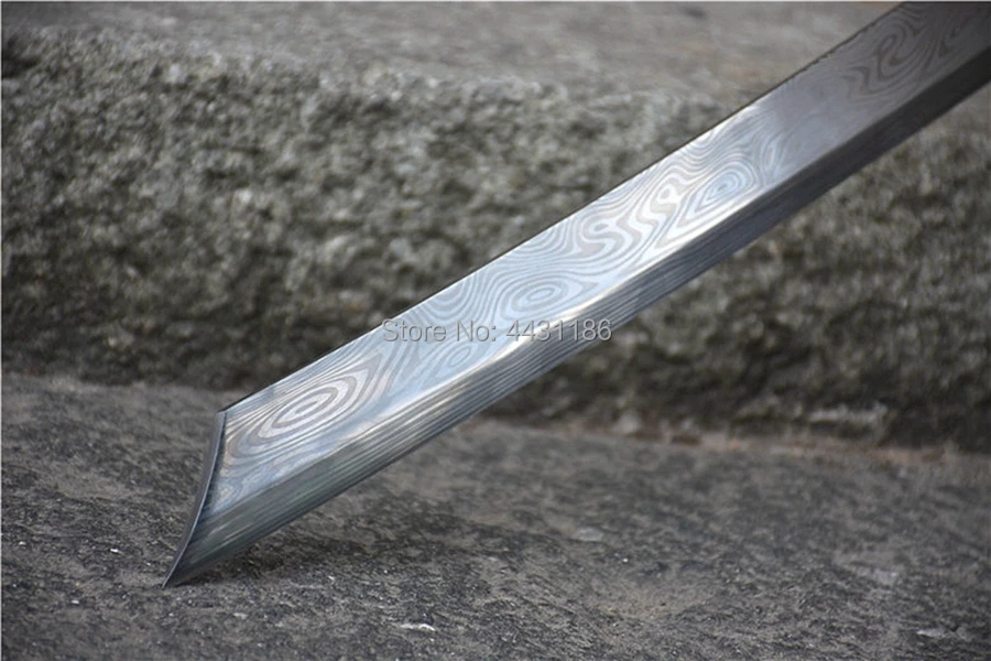Tradition Handmade Chinese Qing Dynasty Kylin Saber KungFu Broad Knife Sharp High Manganese Steel WuShu Broadsword Dao Sword