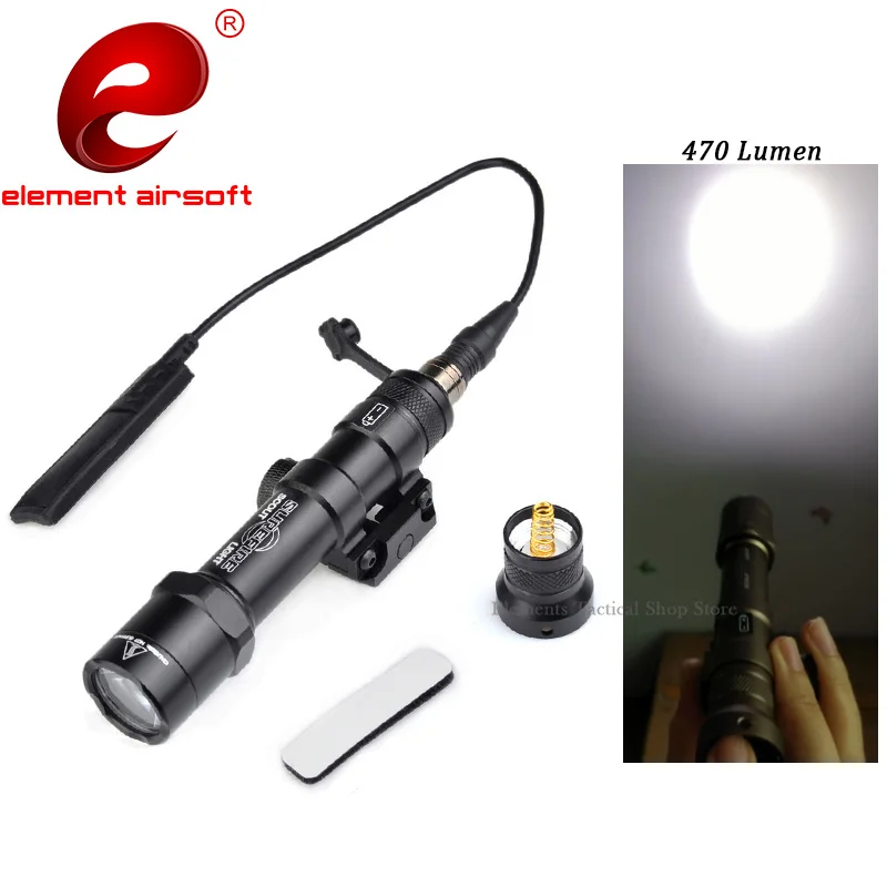 Тактический фонарь Element страйкбольный охотничий свет Surefir M600 PEQ 15 Красный ИК для
