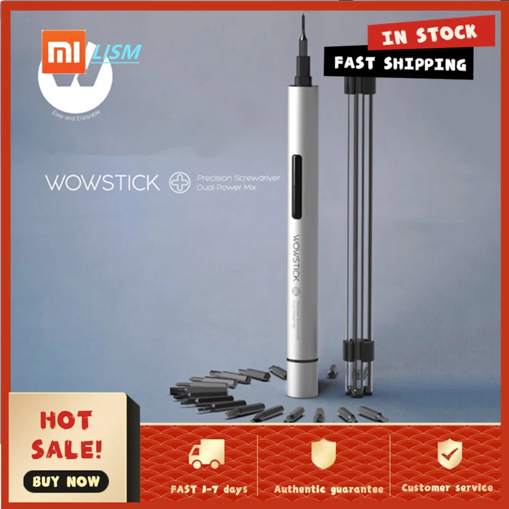 XIAOMI Youpin Mijia Wowstick try 1P + 19 в 1 Электрический шуруповерт Беспроводная мощность работа