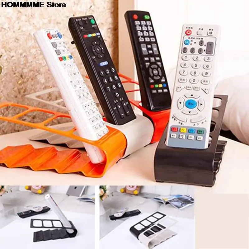 TV/DVD/VCR Organiser 4 Frame Remote Control Storage Practical Mobile Phone Holder Stand White Organizer Case 18.5x 7x 6.5cm | Дом и сад