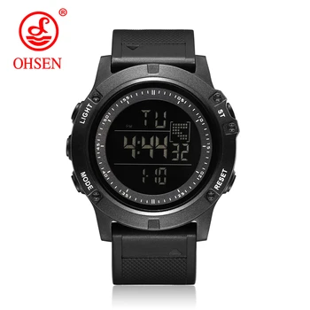 

OHSEN Brand Men Sports Watches Man Fashion Casual Digital Watches Men's Waterproof Military Shock Rubber Wristwatches Gift Clock