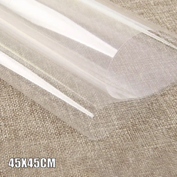 

50 Sheets Wide Plain Clear Florist Craft Cellophane Roll Film Gift Wrap Hamper Waterproof Transparent Flower Wrap Papers